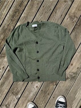 Goodfellow & Co Olive Green Knit Cardigan